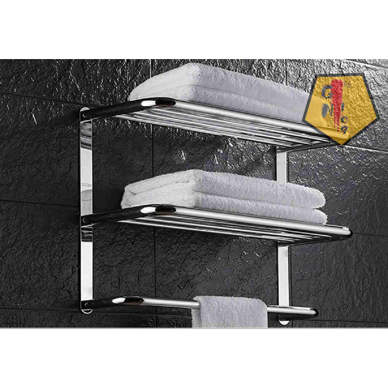 Latitude Run® Wall Mounted Towel Rack Wayfair